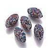 Natural Druzy Agate Beads RB-F031-02-1