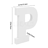 Wooden Letter Ornaments WOOD-GF0001-15-16-2