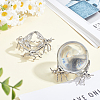 Bees Zinc Alloy Crystal Ball Display Bases AJEW-WH0796-07B-4