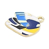 Racing Car Theme Alloy Enamel Pendants AL-CBA4666-03J-2
