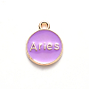 Alloy Enamel Pendants ENAM-S124-01B-01A-3