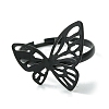Hollow Butterfly Alloy Adjustable Rings for Women RJEW-K275-50EB-2