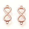 Brass Links Connectors KK-L006-004RG-1