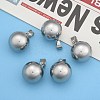 Fashionable 304 Stainless Steel Round Pendants STAS-R054-05-6