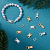 12Pcs 2 Colors Brass Watch Band Clasps KK-DC0004-53-5