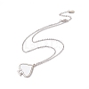 Sublimation Blank Aluminum Pendant Necklace NJEW-E020-02P-01-3