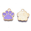 Alloy Enamel Pendants ENAM-T016-22LG-D-RS-3