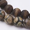 Tibetan Style dZi Beads G-G039-10mm-M-3