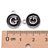 Platinum Plated Alloy Charms X-ENAM-S118-02G-P-3