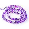 Synthetic Moonstone Beads Strands G-R375-8mm-B09-2