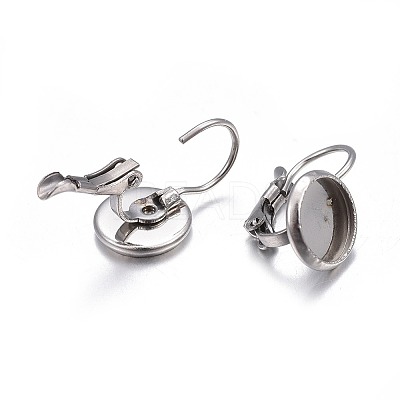 Tarnish Resistant 304 Stainless Steel Leverback Earring Findings X-STAS-H423-04P-1