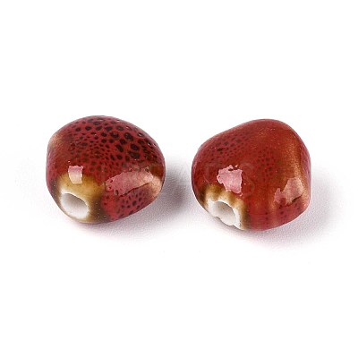 Handmade Porcelain Ceramic Beads PORC-T133-29G-1