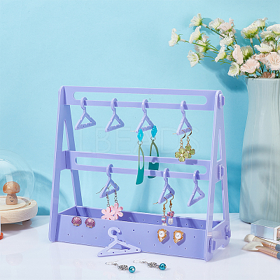 Opaque Acrylic Earring Display Stands EDIS-WH0029-16D-1