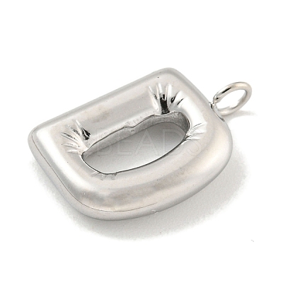 Non-Tarnish 304 Stainless Steel Pendants STAS-C102-15P-D-1