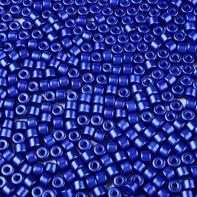 Baking Paint Pearlized Glass Seed Beads SEED-T008-03S-1