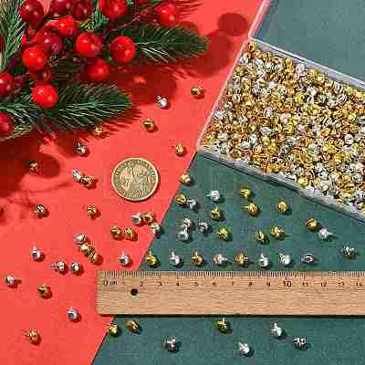 400Pcs Iron Bell Charms IFIN-FS0001-66-1