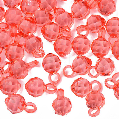 Transparent Acrylic Pendants MACR-S373-125-B07-1