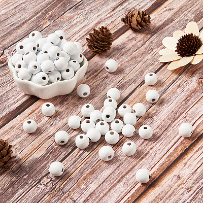 Dyed Natural Wood Beads WOOD-TA0001-19-A-1