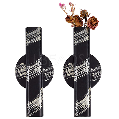 Iron Self Adhesive Flower Vases AJEW-WH20020-431A-1