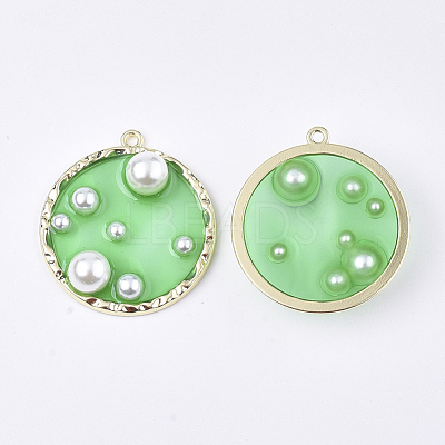 Epoxy Resin Pendants RESI-S365-84E-1