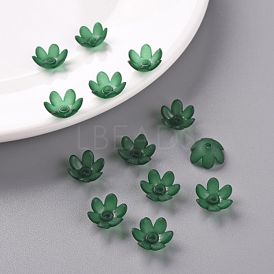 Frosted Acrylic Bead Caps MACR-S371-07A-735-1