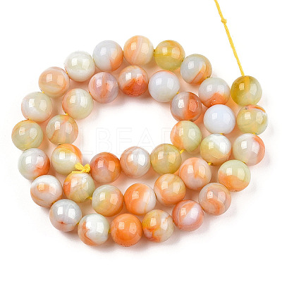 Handmade Lampwork Beads Strands LAMP-D072-B-04-1