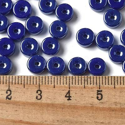 Opaque Colours Luster Glass Seed Beads SEED-E001-P3x6mm-A08-1