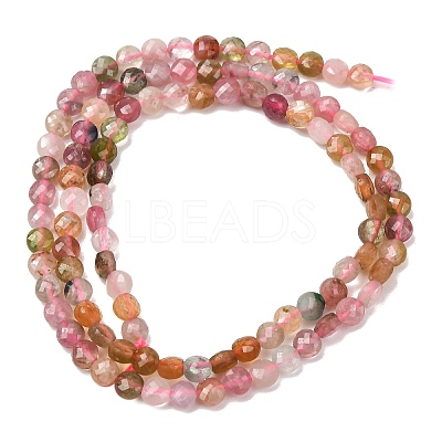 Natural Multicolor Tourmaline Beads Strands G-D110-F02-03-1