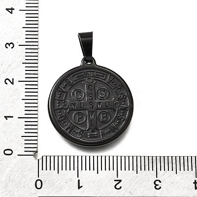 Ion Plating(IP) 304 Stainless Steel Pendants STAS-A053-24A-B-1