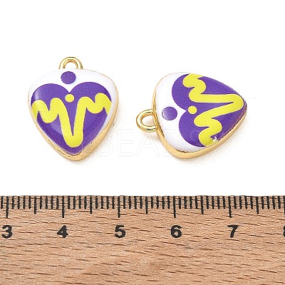 Printed Brass Pendants KK-CBA42CA-07G-07-1