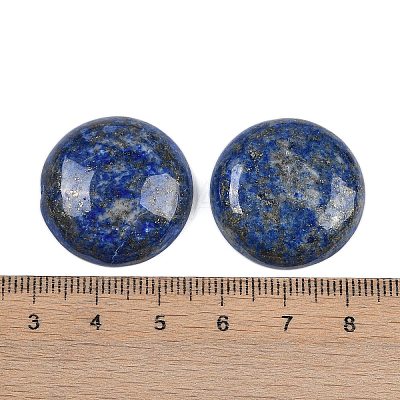 Natural Lapis Lazuli Cabochons G-H1596-FR-25mm-02-1