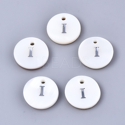 Natural Freshwater Shell Pendants X-SHEL-Q018-01A-I-P-1