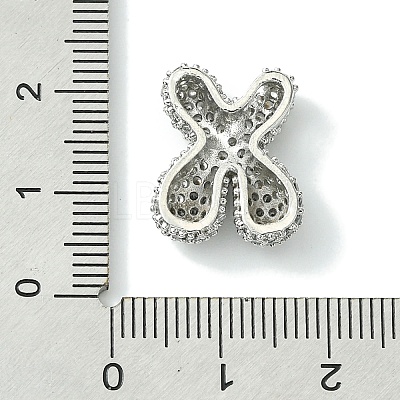 Rack Plating Brass Clear Cubic Zirconia Pendants KK-S378-01P-X-1