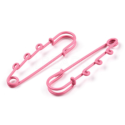 Spray Painted Iron Brooch Findings IFIN-K043-01A-11-1