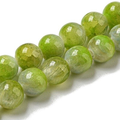 Dyed Natural White Jade Beads Strands G-F764-01A-1