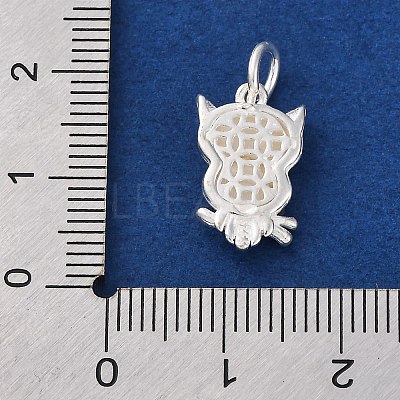 925 Sterling Silver Owl Charms LS-STER-G045-14S-1