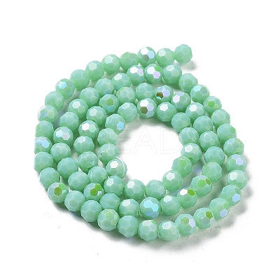 Opaque Glass Beads Strands EGLA-A035-P6mm-L14-1