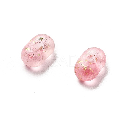 Gradient Color Transparent Frosted Acrylic Beads OACR-M023-06G-1