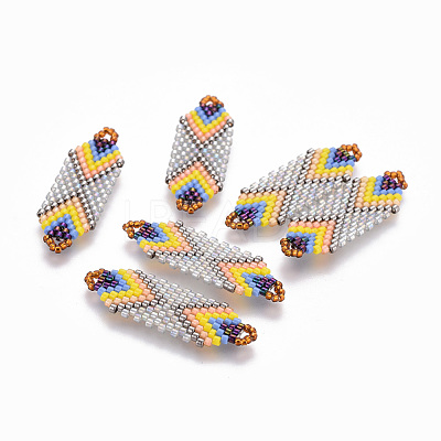 MIYUKI & TOHO Handmade Japanese Seed Beads Links SEED-A027-D31-1
