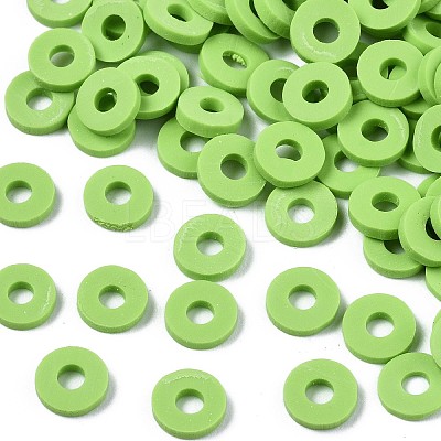 Handmade Polymer Clay Beads X-CLAY-Q251-6.0mm-B49-1