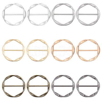2 Sets Alloy Buckle Clasps FIND-GL0002-19-1