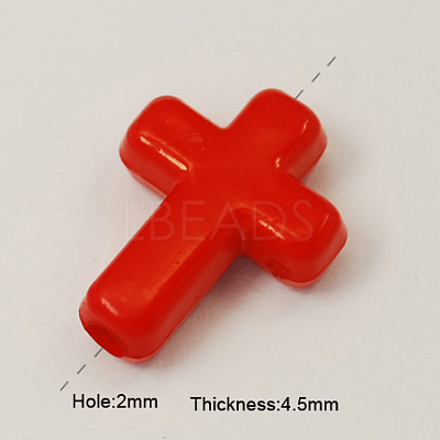 Opaque Acrylic Beads SACR-436-1-1