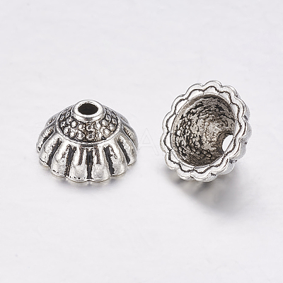Tibetan Style Alloy Bead Caps LS-LF9305Y-1