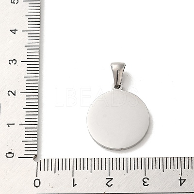 304 Stainless Steel Pendants STAS-I204-K-P-1