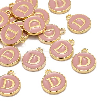 Golden Plated Alloy Enamel Charms ENAM-S118-07D-1
