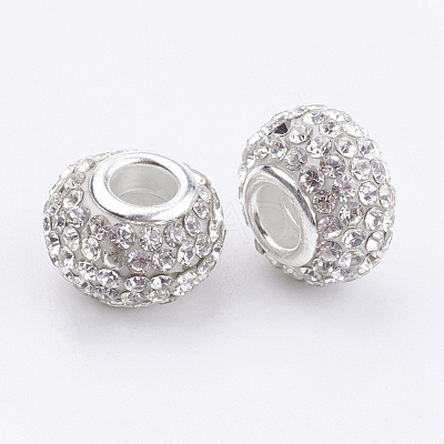Grade A Rhinestone European Beads LS-CPDL-H001-7-1