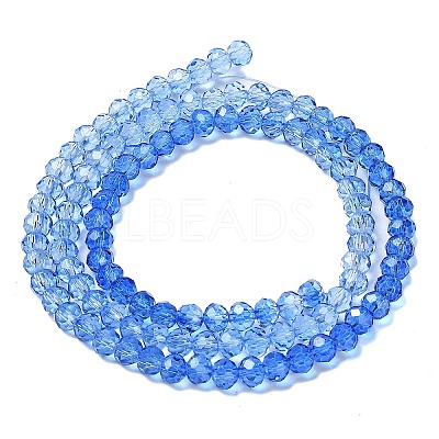 Transparent Painted Glass Beads Strands LS-DGLA-A034-T3mm-A01-1