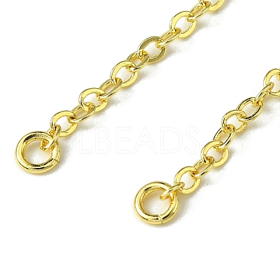 Brass Oval Link Bracelets Making FIND-Z035-22G-1