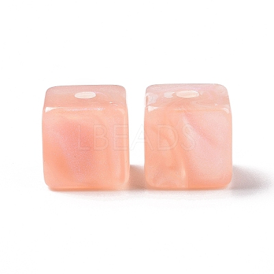 Opaque Acrylic Beads OACR-E014-18E-1