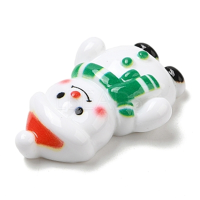 Christmas Theme Opaque Resin Cabochons LS-CRES-M022-02G-1